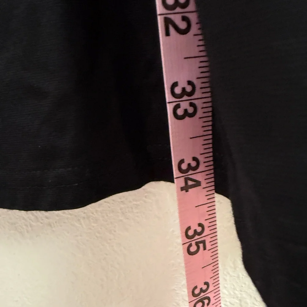 Anabella Black Dress with Pink and Orange Embroidered Neckline size S/M - Picture 8 of 8